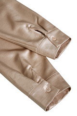 Serene | Women’s Satin Draped Blouse