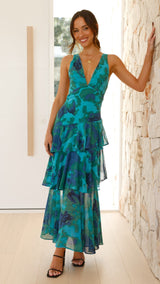 Ailene | Robe maxi en chiffon pour femmes