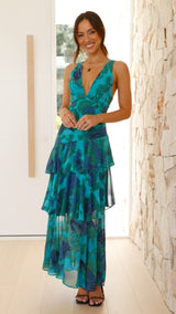 Ailene | Robe maxi en chiffon pour femmes