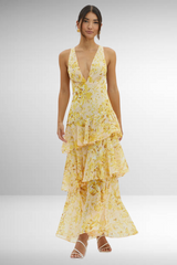 Ailene | Robe maxi en chiffon pour femmes