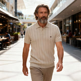 Alessio | Polo en laine mérinos de luxe pour hommes