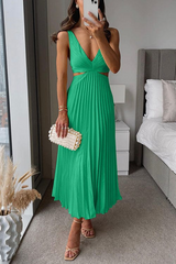 Sanne | Women’s Pleated Midi Dress