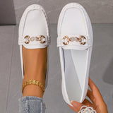 Sandrina | Women’s Round-Toe Slip-On Flats