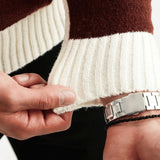 Apollo | Men’s Crewneck Patchwork Sweater