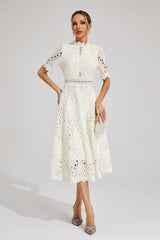 Lexa | Women’s Lace Midi Dress