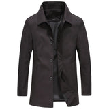 Adriano | Veste longue coupe-vent pour hommes