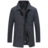 Adriano | Veste longue coupe-vent pour hommes