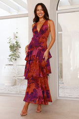 Ailene | Robe maxi en chiffon pour femmes