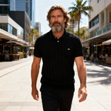 Alessio | Polo en laine mérinos de luxe pour hommes