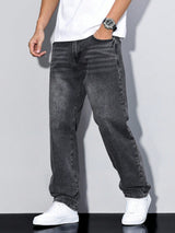 Alester | Jeans décontractés à jambe droite pour hommes