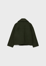 Ameline | Women’s Double-Breasted Cropped Jacket