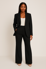 Anjane | Women’s Tailored Two-Piece Suit Set