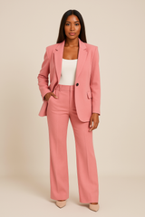Anjane | Women’s Tailored Two-Piece Suit Set