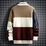 Apollo | Men’s Crewneck Patchwork Sweater
