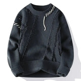 Corvanio | Men’s Patchwork Knit Sweater