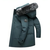 Auriella | Women’s Hooded Winter Coat with Faux Fur Trim