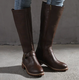 Aurielle | Women’s Knee-High Buckle Strap Boots
