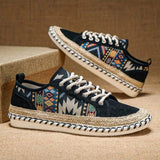 Solano | Men’s Bold Pattern Espadrille Sneakers