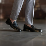 Black Leather Loafers for Women | Premium Comfort Footwear