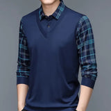 Calvero | Men’s Premium Plaid & Stripe Dress Shirt