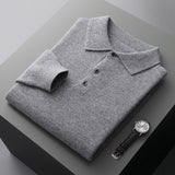 Cassiano | Polo en cachemire à manches longues pour hommes