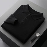 Cassiano | Polo en cachemire à manches longues pour hommes
