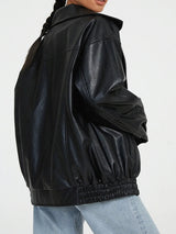 Celestine | Women’s Oversized Faux-Leather Jacket