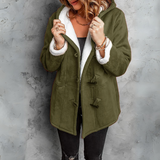 Charina | Manteau en polaire à capuche pour femmes