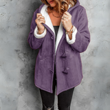 Charina | Manteau en polaire à capuche pour femmes