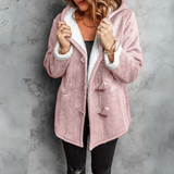 Charina | Manteau en polaire à capuche pour femmes