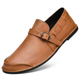 Colby | Men’s Burnished Leather Monk Strap Loafers