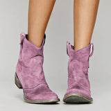 Destiny | Women’s Vintage Cowboy Ankle Boots