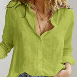 Divine | Women’s Linen Blend Blouse