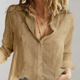 Divine | Women’s Linen Blend Blouse