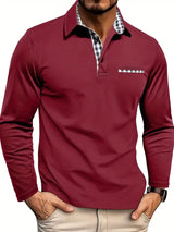 Edison | Men’s Long Sleeve Polo Shirt