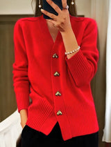 Elira | Cardigan en tricot à boutons pour femmes