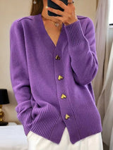 Elira | Cardigan en tricot à boutons pour femmes