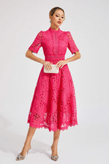 Lexa | Women’s Lace Midi Dress