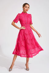 Lexa | Women’s Lace Midi Dress