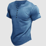 Henley | Chemise Henley à manches courtes pour hommes