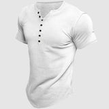 Henley | Chemise Henley à manches courtes pour hommes