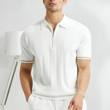 Jodan | Men’s Textured Zip Polo