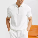 Jodan | Men’s Textured Zip Polo