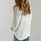 Divine | Women’s Linen Blend Blouse