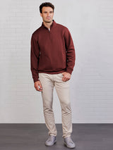 Legacy Heavyweight 1/4 Zip Fleece Jacket for Men | Soft Bamboo & Cotton Blend