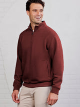 Legacy Heavyweight 1/4 Zip Fleece Jacket for Men | Soft Bamboo & Cotton Blend