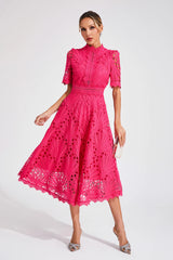 Lexa | Women’s Lace Midi Dress