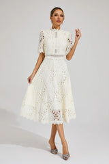 Lexa | Women’s Lace Midi Dress
