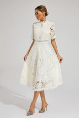 Lexa | Women’s Lace Midi Dress