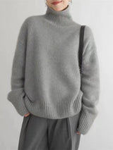 Lovito | Women’s Luxury Cashmere Turtleneck Sweater